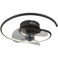 GLOBO LIGHTING Deckenleuchte KOREN, Dimmfunktion, Fernbedienung, Infrarot inkl., Memory, nach Trennung vom Netz, Memoryfunktion, Nachtlichtfunktion, Timerfunktion, Ventilatorfunktion, mehrere Helligkeitsstufen, LED fest integriert, warmweiß - kaltwei