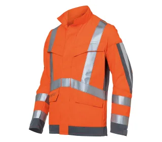 KÜBLER PROTECTIQ HIGH VIS Jacke arc1 PSA 3 warnorange/anthrazit 52 - 1393 8345-3797-52