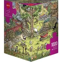 HEYE Puzzle Garden Adventures / Simons Cat, 1000 Puzzleteile, Made in Europe