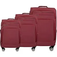 My Travel Bag Koffer 3090 Stoffkoffer 4-Rollen Trolley Reisekoffer Tasche Reisetasche, inkl. Dehnungsfuge und 360° Rolle