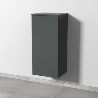 Sanipa 3way Mittelschrank mit 1 Tür, Anthrazit-Matt, SM12222 SM12222