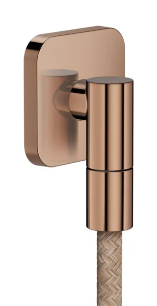 Hansgrohe Wandanschluss Axor Wall outlet Fine softsquare G1/2" polished red gold, 36739300 36739300