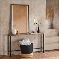 SoBuy Konsolentisch FSB19, Konsolentisch schmal, Sofatisch, Wohnzimmer Flur Büro, Konsolentisch Flurtisch Sideboard Beistelltisch Vintage