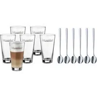 WMF Gläser-Set Clever&More, 12-tlg., Cromargan® Edelstahl Rostfrei 18/10, Glas, Glas stapelbar, 12-teilig