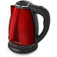 Esperanza Wasserkocher Esperanza Wasserkocher 1,8 l, 1800W Rot, Kunststoff, Edelstahl, 1,8 l, 1800,00 W, Kunststoff, Edelstahl & Automatische Abschaltung