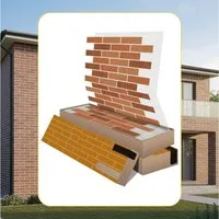 STM Company Verkleidungspaneel AMK Wand- und Fassadenpaneele in Klinkeroptik, 9,4 qm, (Packung, 10-tlg., 9,4 m) Flexibel, UV- & frostbeständig