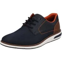 Rieker Sneaker mit kontrastfarbener Ziernaht, Freizeitschuh, Halbschuh, Schnürschuh
