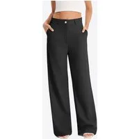 Imily Bela Anzughose Damen High-Waist Wide Leg Elegant Business Marlene-Hose (Packung, 1-tlg., 1per-Pack) in Unifarbe
