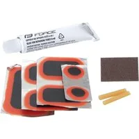 FORCE Fahrradschlauch patching set FORCE 7 plastic box-bigger105x60x20mm