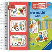 Mein großes Magnetbuch - Wer macht was? / Katja Senner, Mit 21 Magneten