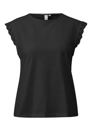 qs - T-Shirt schwarz - Gr. - S