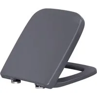 Woltu WC-Sitz (1-St), mit Absenkautomatik Duroplast Softclose Antibakterielle