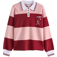 Next Strickpullover Gerippter Langarm-Polopullover, Looney Tunes (1-tlg)