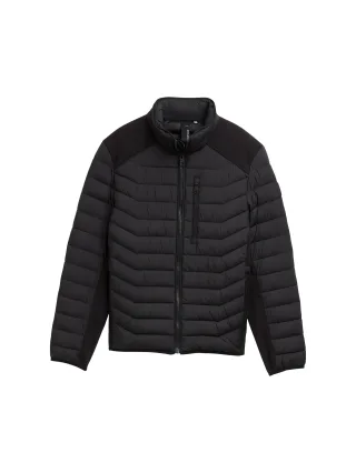 Tom Tailor - Lightweight Hybrid Steppjacke black - Gr. - S