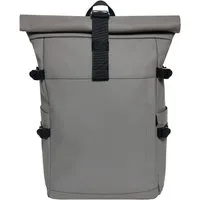 EAAKIE Rucksack RollTop Rucksack Freizeitrucksack Herren Damen Wasserabweisend, spritzwassergeschütztes Polyester und wasserabweisende Reißverschlüsse