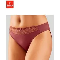 Nuance by Lascana Slip (Packung, 2 Stück) mit schöner Stickereispitze