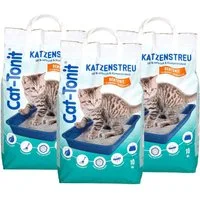 BURI Katzenstreu Cat Tonit Katzenstreu 30kg Klumpstreu Haustierstreu Einstreu Streu