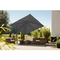 Schneider Schirme Ampelschirm Rhodos Twist, LxB: 300x300 cm, mit Schutzhülle, ohne Wegeplatten