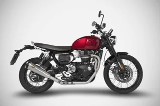 Sport Auspuff Komplettanlage ZARD Edelstahl Triumph Scrambler 1200 X/XE Bj.2024-2025 EURO5+ /+ABE