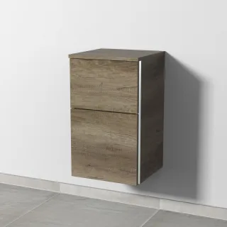 Sanipa 3way Unterschrank mit 2 Auszügen, Eiche-Nebraska, BR14337 BR14337