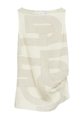 comma - Bluse creme - Gr. - 44