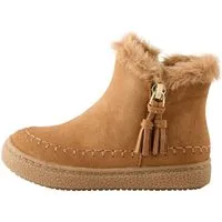 Next Reißverschluss-Stiefeletten mit Kunstfellfutter Stiefelette (1-tlg)