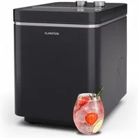 Klarstein Eiswürfelmaschine IceCraft Eiswürfelbereiter, Bulleteis für Zuhause 12kg/Tag LED Display 1,3 L Eiswürfelbereiter