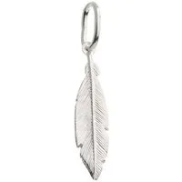 Silberkettenstore Kettenanhänger Anhänger Feder, klein - 925 Silber