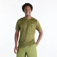 New Balance Laufshirt SPORT ESSENTIAL PRINTED T-SHIRT für Lauftraining und vielseitige Aktivitäten, aus Polyester