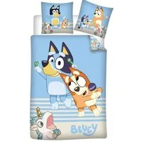 AY!Max Kinderbettwäsche BLUEY Wende Bettwäsche Set 2tlg 135 x 200 cm 100% Baumwolle, 2 teilig, Langlebig