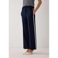 MORE&MORE Stoffhose trendige Hose, Galon-Streifen