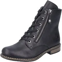 Rieker Stiefelette Schnürstiefelette, Schnürboots mit Reißverschluss an der Außenseite