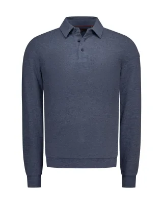 nza new zealand auckland - Shirts Männlich oxford navy melange - Gr. - M