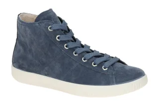 Legero 2-000436-8600 Silence Damen Mid Cut Sneaker blau indacox flexibel & le...