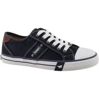 Mustang Shoes Calogero Sneaker Freizeitschuh, Halbschuh, Schnürschuh mit modischen Kontrastnähten