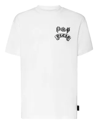 Rundhals-T-Shirt Gothic Plein