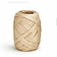 Creativery Bastelband, Papierband Raffiabast 20m Rolle Natur / Beige