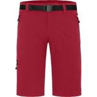Bergson Outdoorhose REDWOOD BERMUDA Herren Wandershorts, vielseitig, pflegeleicht, Normalgrößen, dunkelrot