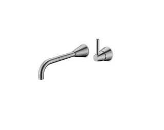 JEE-O cone Wand-Waschtischarmatur, edelstahl gebürstet, 900-1500 900-1500