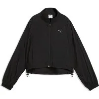PUMA Trainingsjacke HER Relaxed Gewebte Reißverschluss-Jacke Damen