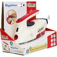 SpielMaus Küche Dampfbügeleisen mit Sprühfunktion, inkl. 3x AA Batterien