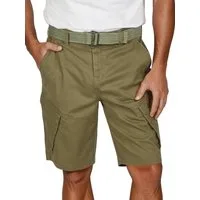 DENIMFY Cargoshorts Herren Shorts DFPhil Regular Fit Bermudashorts mit Gürtel
