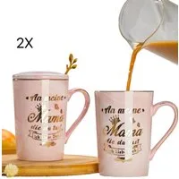 little dove Tasse 2 Kaffeetasse Teetasse mit Deckel und Löffel