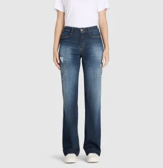 MAC - MAC JEANS - WIDE, Authentic Stretch Denim blau - Gr. - 32