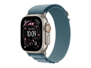 Apple Watch Ultra 3 natur mit Alpine Loop Large hellblau | mewp4qf/a |