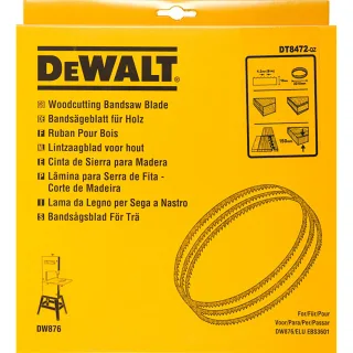 DEWALT Bandsägeblätter für DW876 - DT8472-QZ