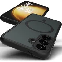 GreenHec Handyhülle Hülle Samsung S26 S25 S24 S23 S22 + Ultra FE MagSafe Case Magnet Black, Schwarz Cover Magnetische Schutz HandyHülle für Galaxy Ultra Plus EDGE