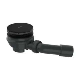 hansgrohe AXOR Staro Komplettset 42542670 Ablaufgarnitur für Duschwanne, mattschwarz