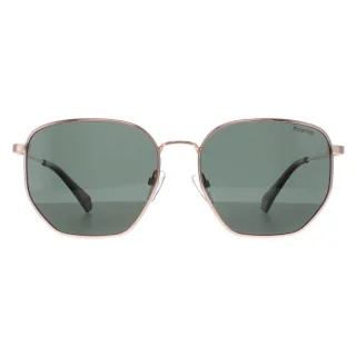Polaroid Quadratisch Unisex Gold Kupfer Grün Polarisiert PLD 6214/S/X