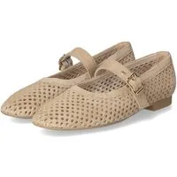 Paul Green Paul Green 1213-009 Damen Rauleder beige Ballerina